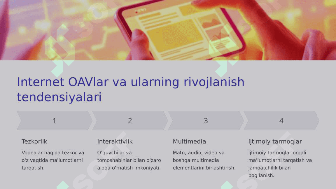 O'zbekiston Respublikasida ommaviy axborot vositalarining faoliyati 8