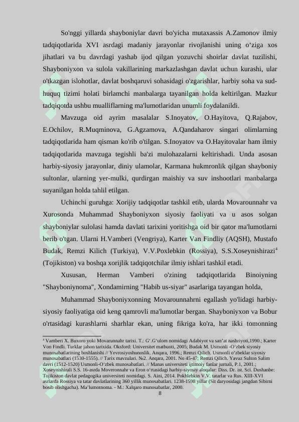XVI asrda movarounnahr aholisining madaniy taraqqiyoti 8