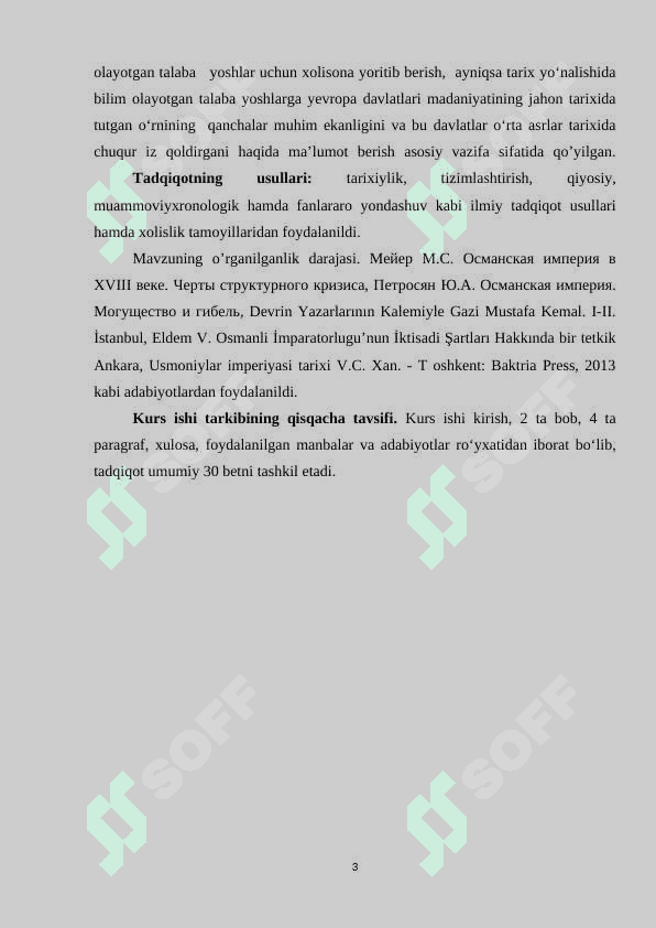 XVII asrda Usmoniylar imperiyasi 3