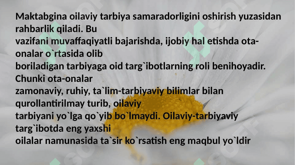 Ota-onalar bilan olib boriladigan ish shakl va metodlari 7