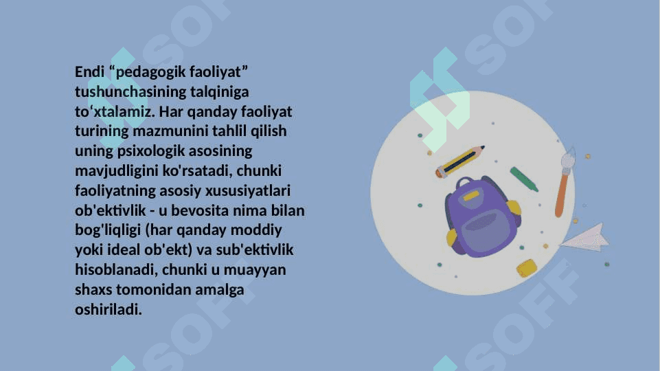 Pedagog faoliyatining asosiy yo'nalishlari. 3