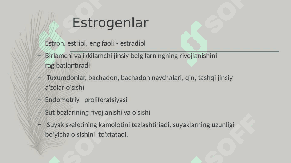 Ayol jinsiy gormonlari 5