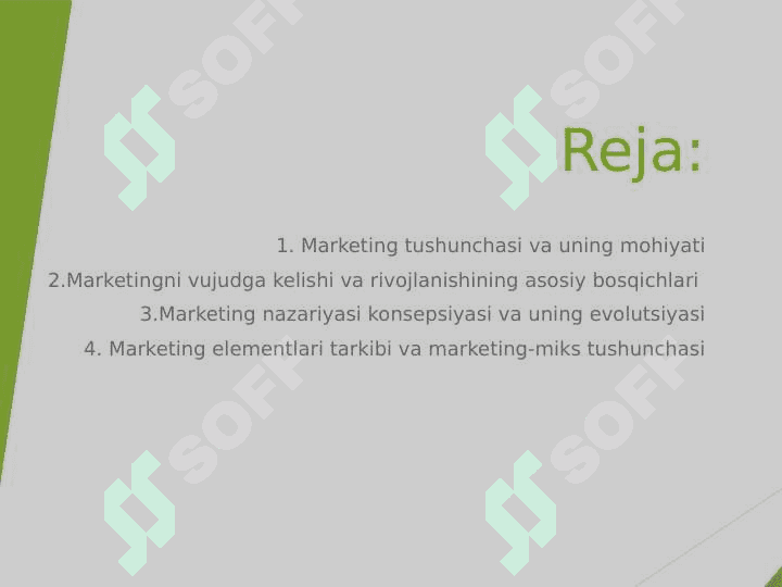 Mavzu: Marketingning
 ijtimoiy-iqtisodiy asoslari 2