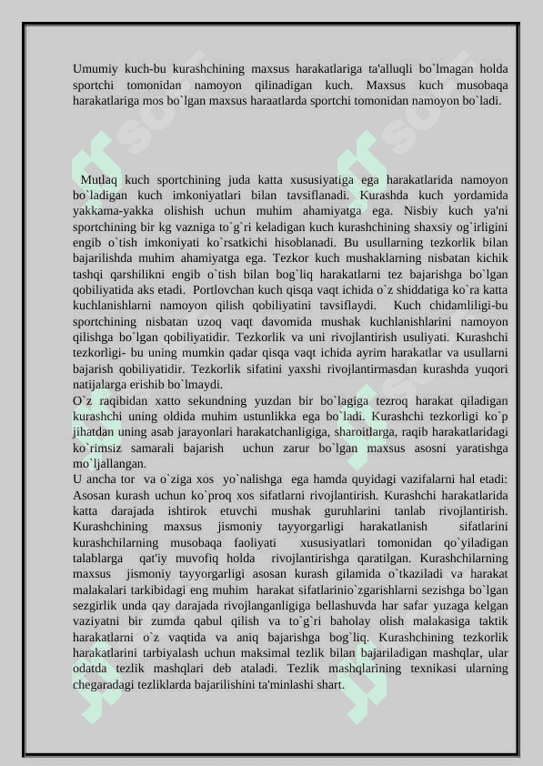 Yunon Run kurashi boyicha musobaqa o’tkazish 7