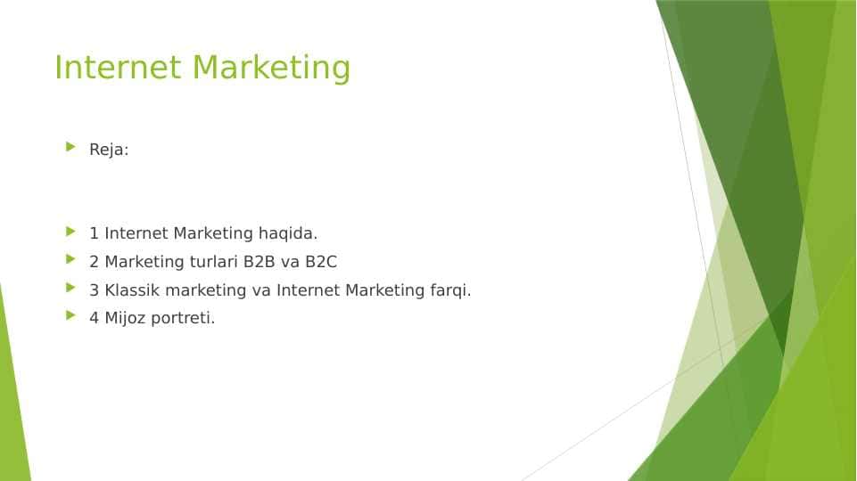 Internet Marketing