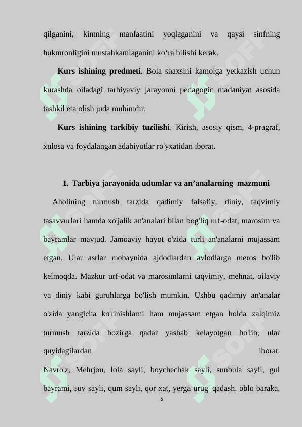 Tarbiyada oilaviy udumlar va an`analar 6