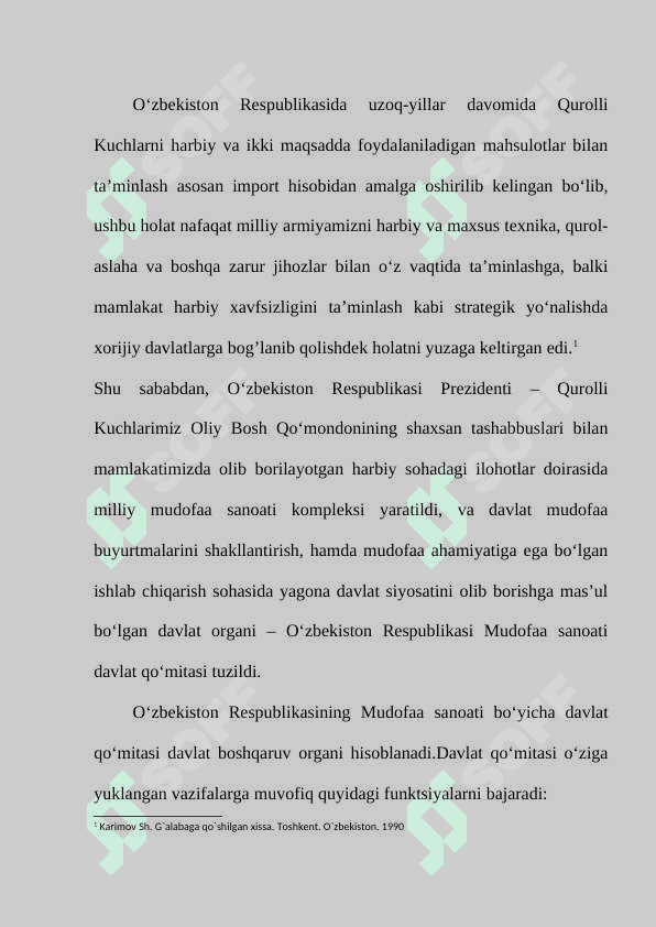 O'zbekiston Respublikasida mudofa tizimi 3