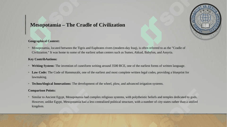 Ancient Civilizations in English: A Comparative Analysis 3
