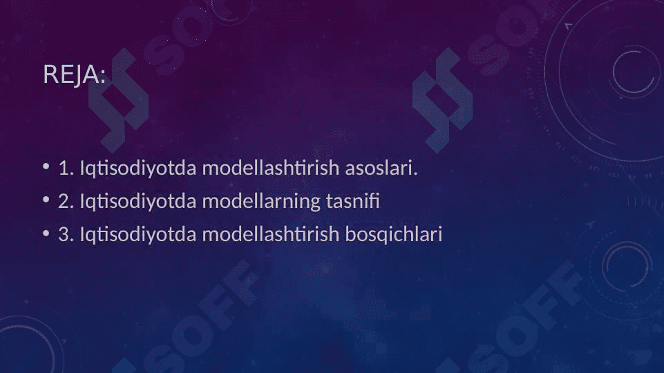 EKONOMETRIK MODELLASHTIRISH ASOSLARI 2