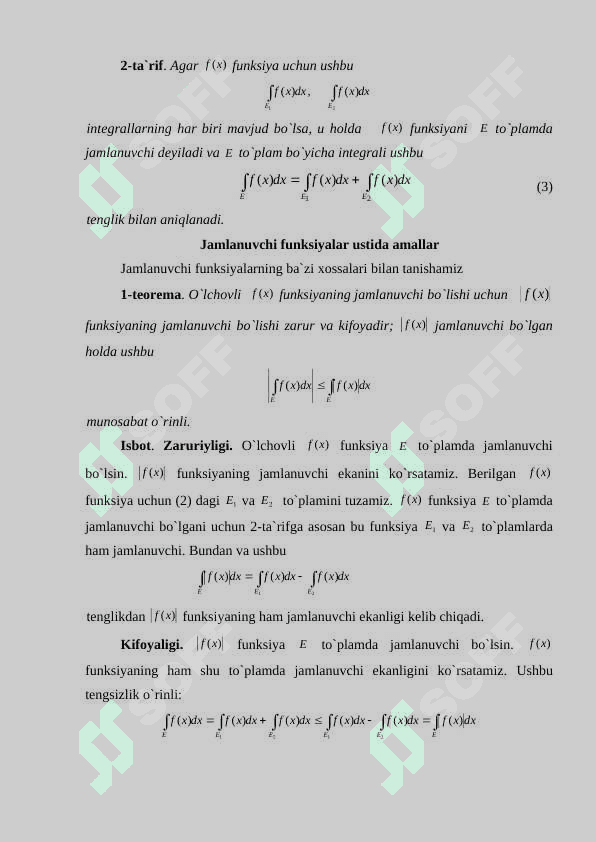 LEBEG-STILTES INTEGRALI 7