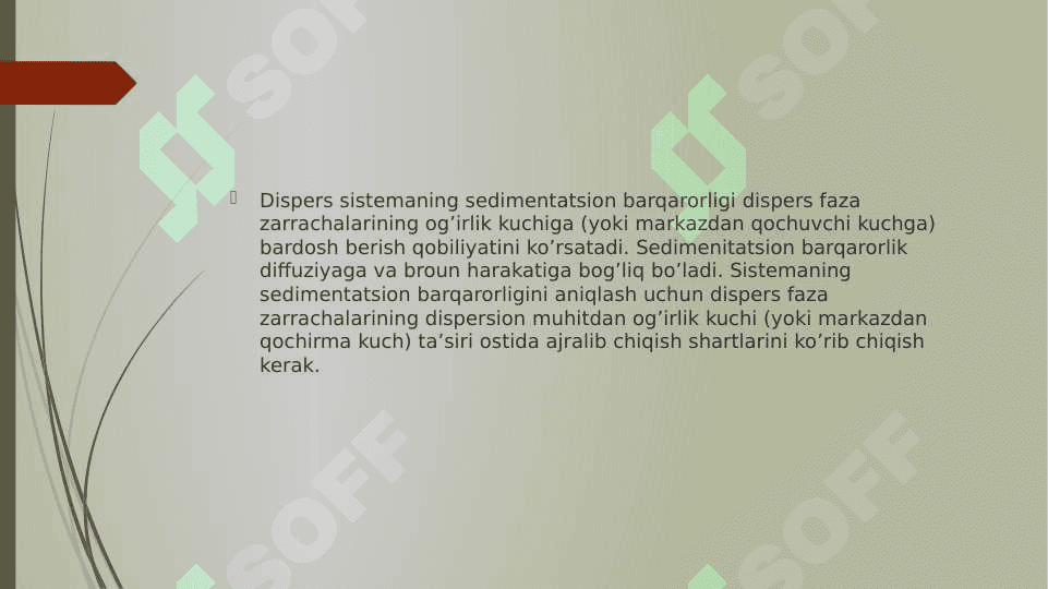 Kolloidlarning elektrik xossalari 4