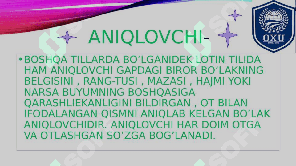 MOSLASHGAN VA MOSLASHMAGAN ANIQLOVCHI ISHTIROKIDA ANATOMIK TERMINLAR STRUKTURASI 3