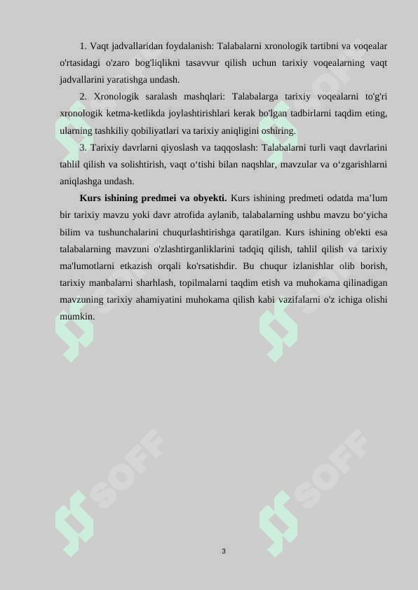 Tarix darslarida xronologik ko'nikmalarni shakllantirish usullari 3