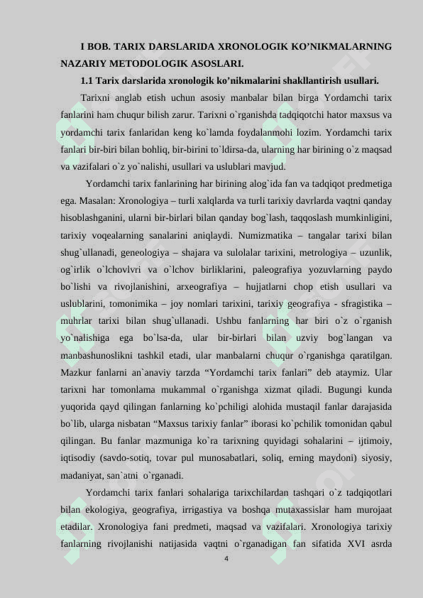 Tarix darslarida xronologik ko'nikmalarni shakllantirish usullari 4
