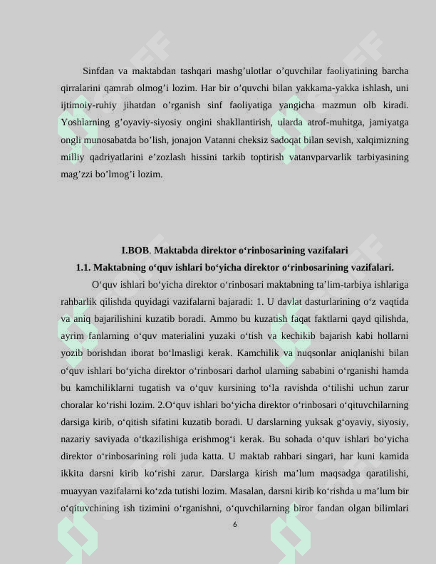 Maktabda direktori oʻrinbosari 6