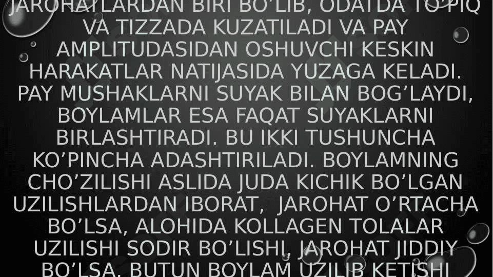 Qo’l-oyoq barmoq paylarining shikastlanishlari 4