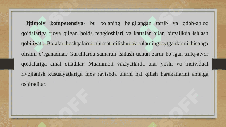 “Ilk qadam” davlat o’quv dasturida bolalar nutqini o’stirish mazmuni 8