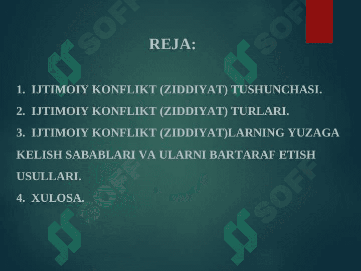 IJTIMOIY KONFLIKT (ZIDDIYAT) VA UNING TURLARI 3
