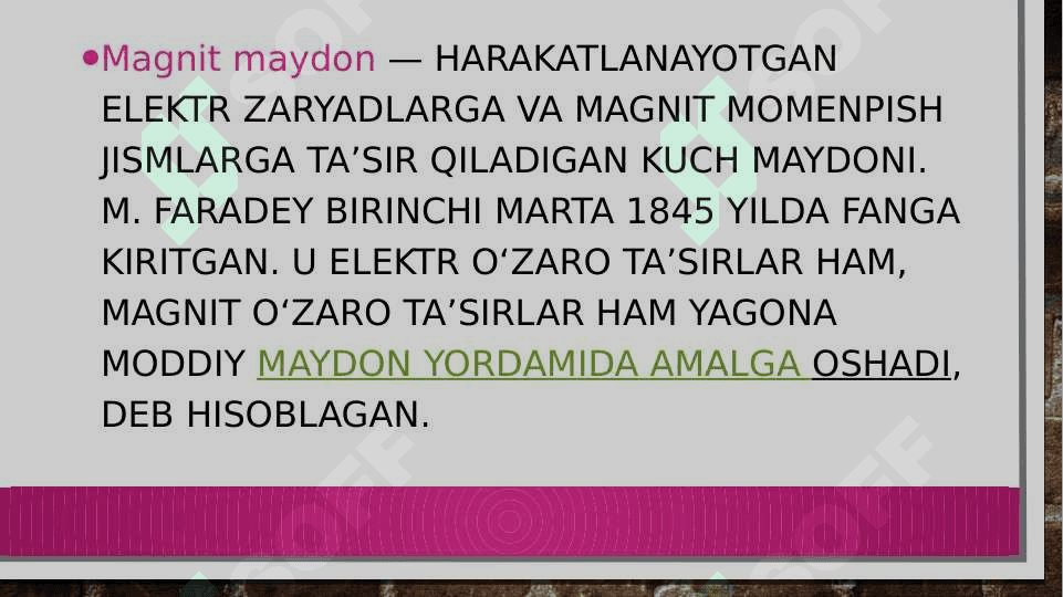 Magnit maydon 3