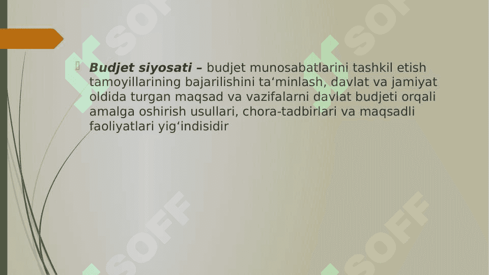 DAVLATNING BUDJET-SOLIQ SIYOSATI 4