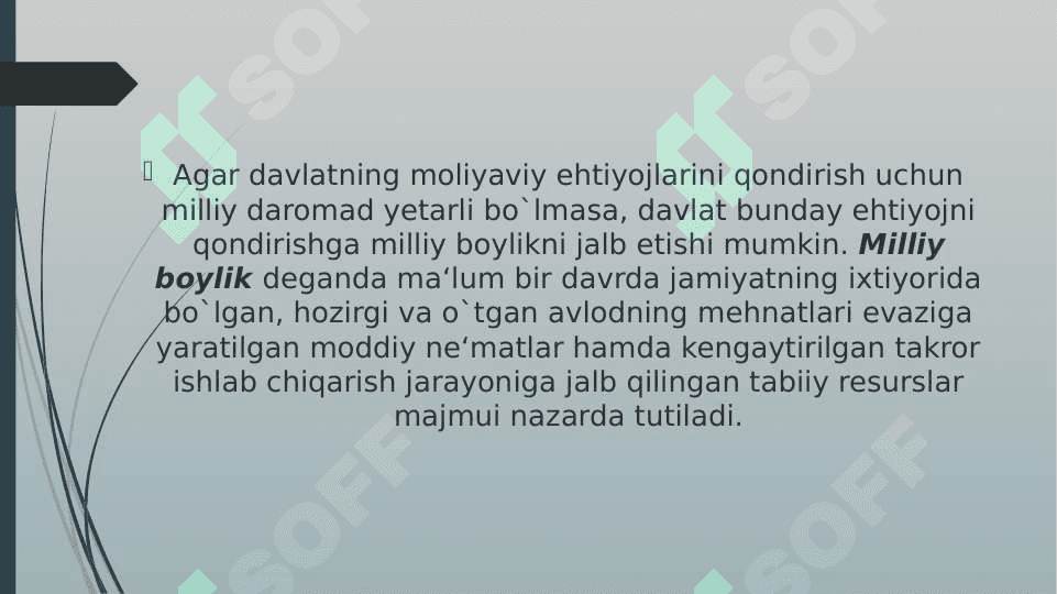 DAVLAT BUDJETI DAROMADLARI TIZIMI 5