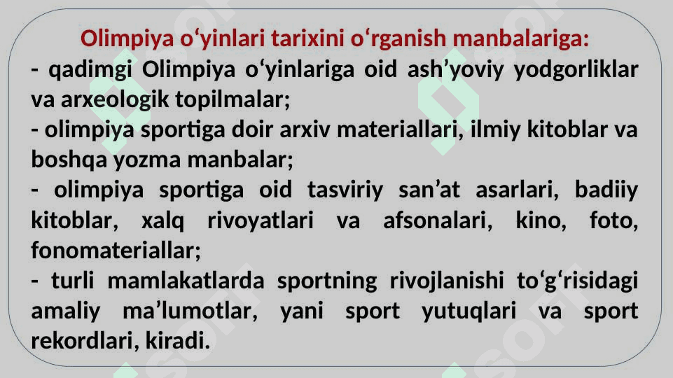 Olimpiada va Olimpiada sari yo‘l. Qadimgi Olimpiya o‘yinlari 4