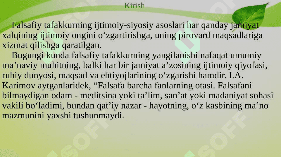 Bilim va bilishning inson hayotidagi o’rni 3