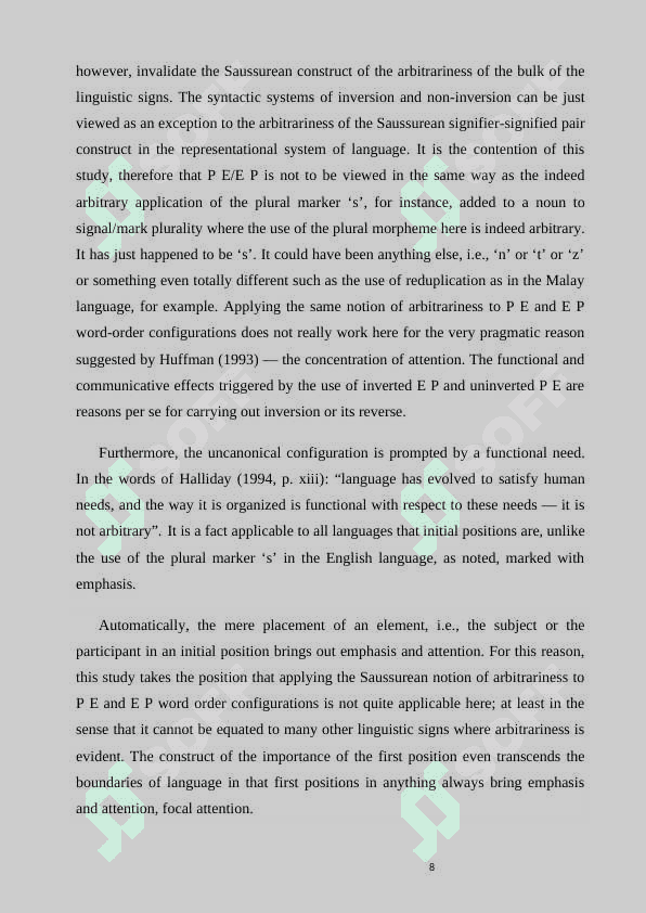The principle of language inversion 8