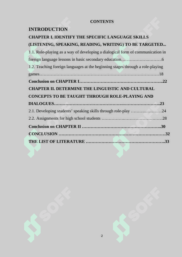 Form of dialogues in communication based on role-playing games at the lower stage pupils 2