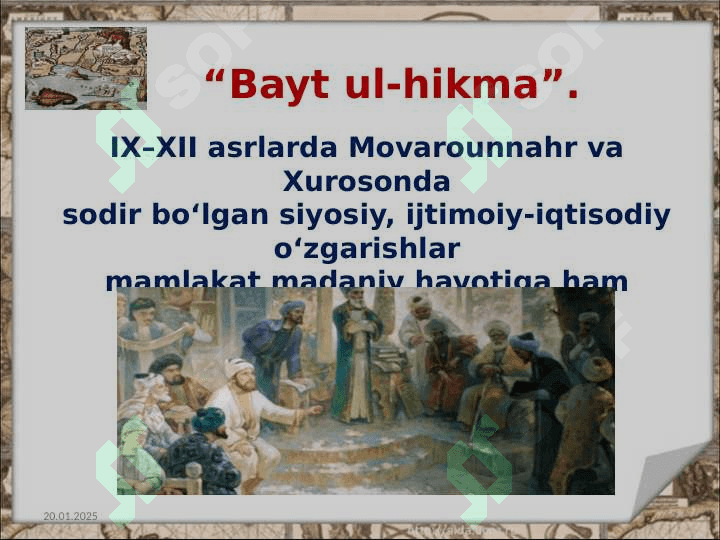 Oʻrta asrlar davri arab va mahalliy mualliflarining asarlari 2