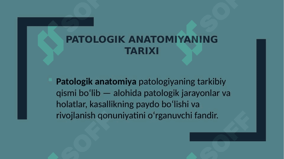 Patologik anatomiya. Kirish. Parenximatoz distrofiyalar 2