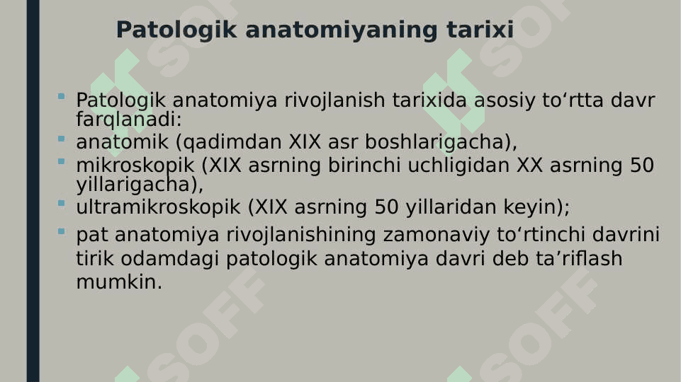 Patologik anatomiya. Kirish. Parenximatoz distrofiyalar 3