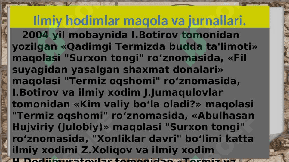 Termiz arxeologiya muzeyi 7