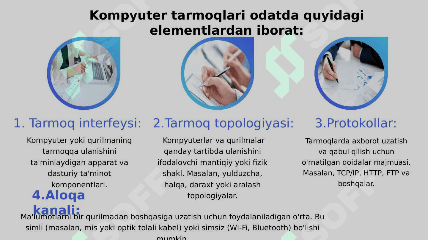 KOMPYUTER TARMOQLARI. INTERNET TARMOG'I (WWW) 6