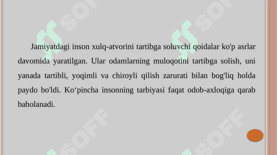 Jamoat joylarida o’zini tutish etiketi 5