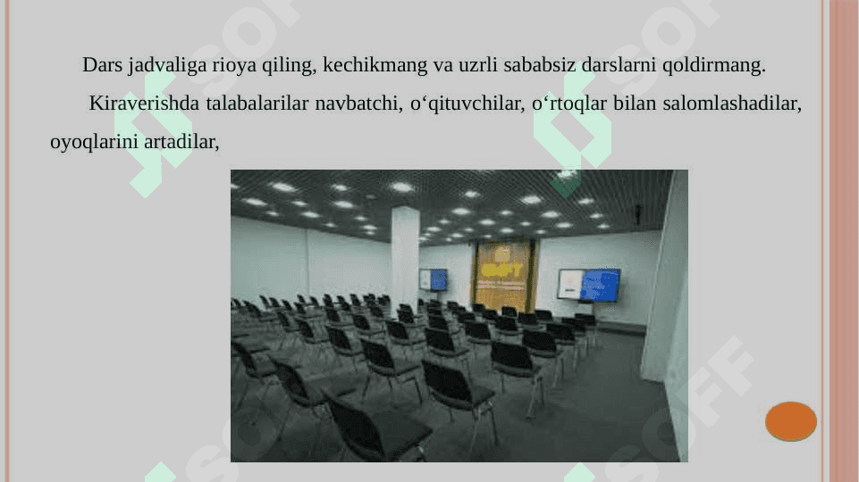 Jamoat joylarida o’zini tutish etiketi 8