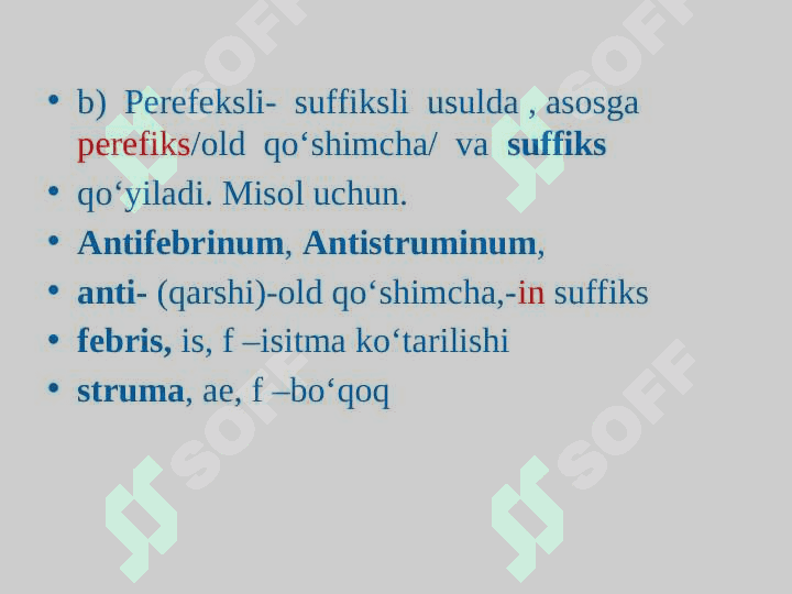 Dorivor vositalarning nomlanishi 8