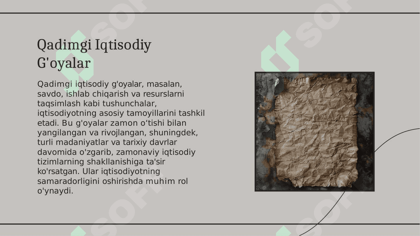 Qadimgi dunyo iqtisodiy g'oyalari 3