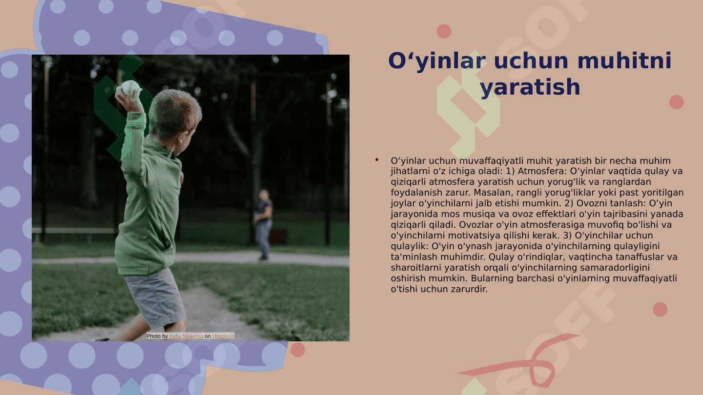 Harakatli o'yinlarni tashkil etish va o'tkazish 7