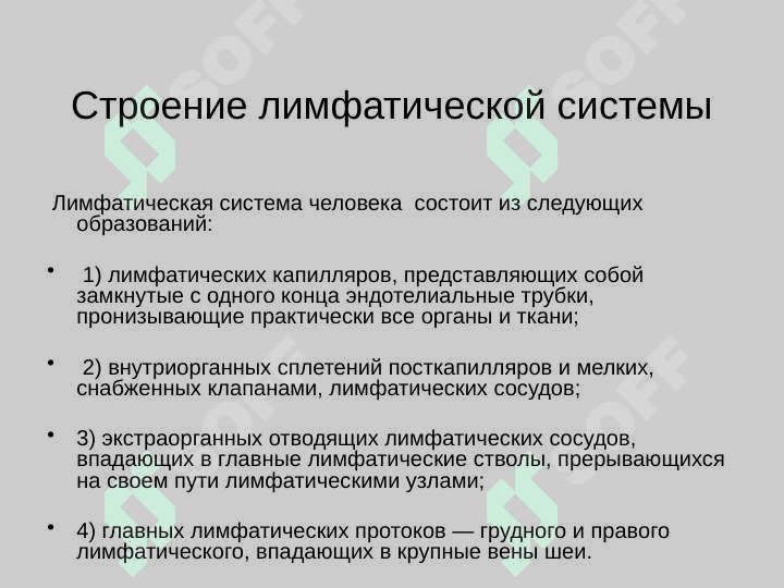 Образовние, состав и функции лимфы 3
