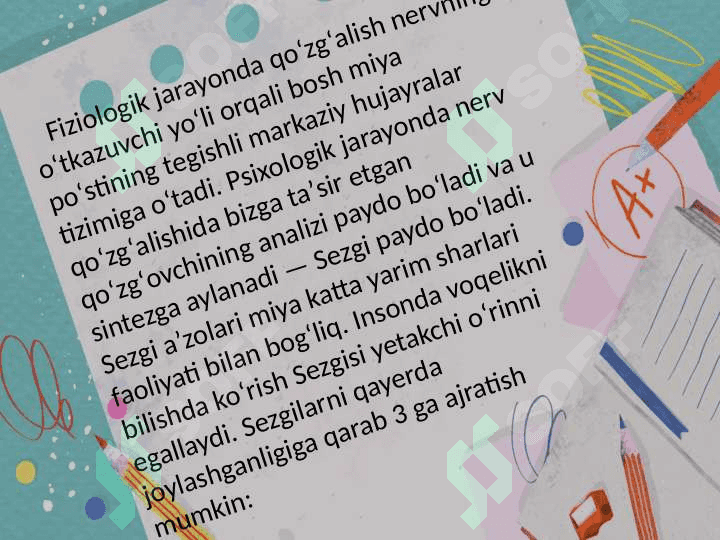 Sezgi turlari va uning qonuniyatlari 6