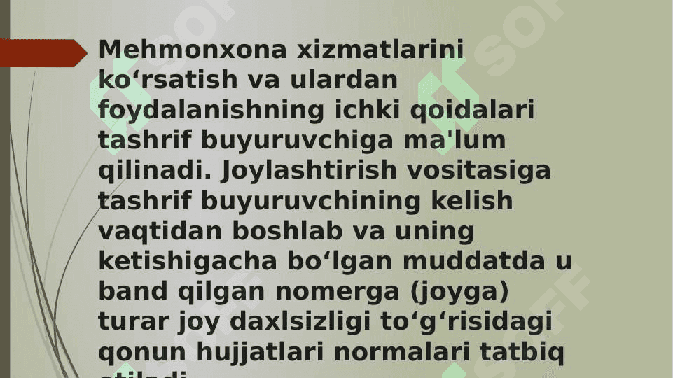 Turizmda joylashtirish xizmati 5