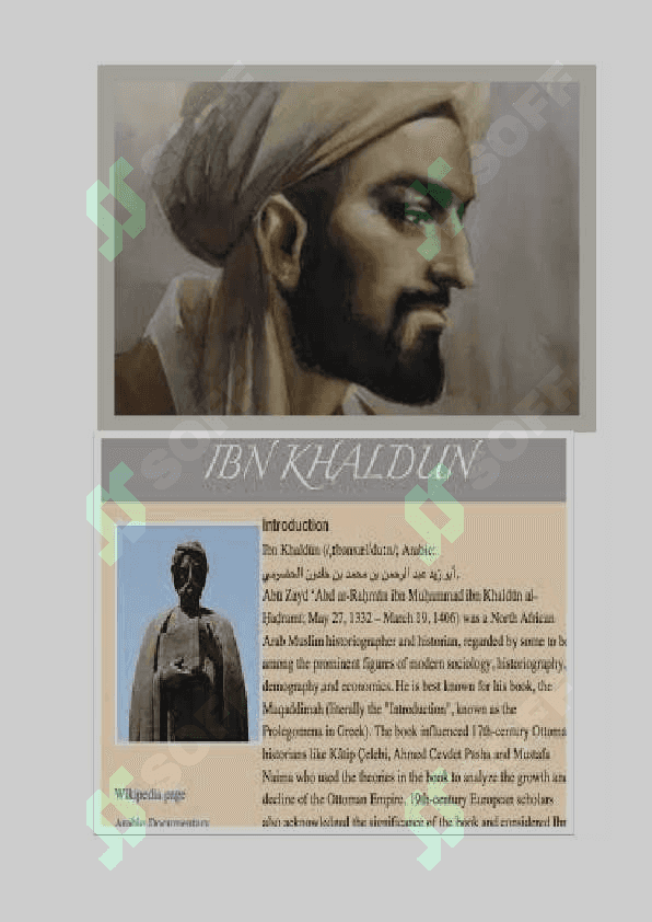 Ibn Xoldunning tarixiy qarashlari 5