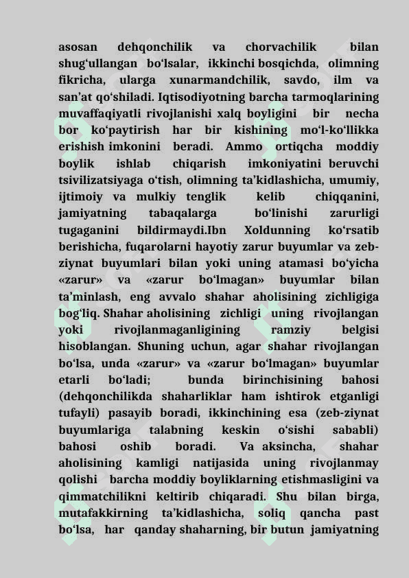 Ibn Xoldunning tarixiy qarashlari 8