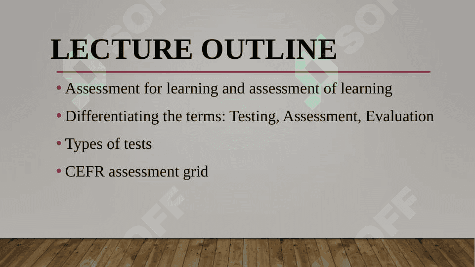 Language Assessment and Types of Tests 2