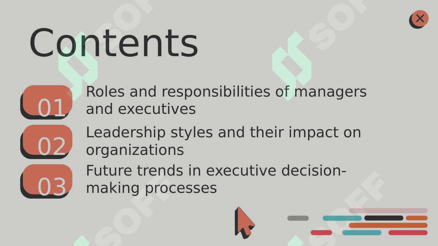 Managers , executives and directors 2