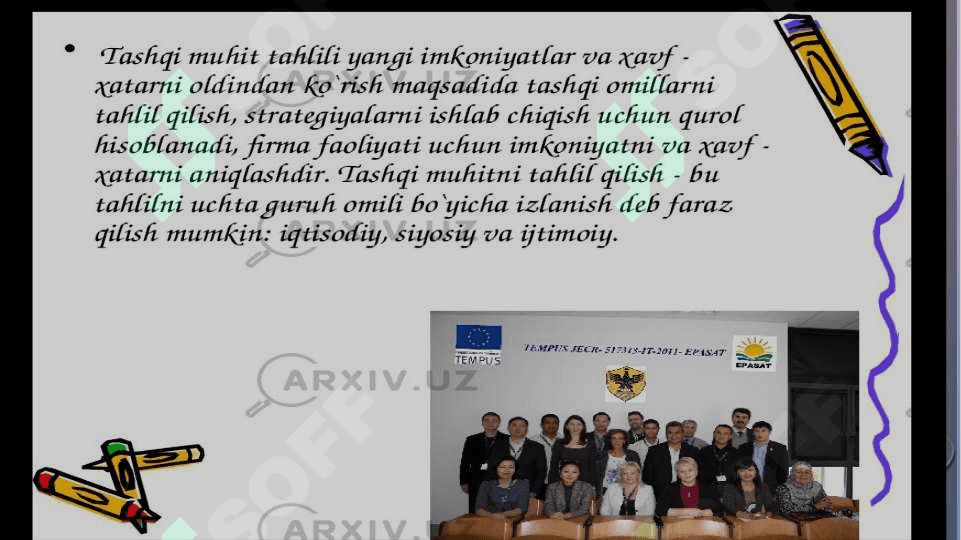 Mavzu: Marketing tizimi va sohasi. 7