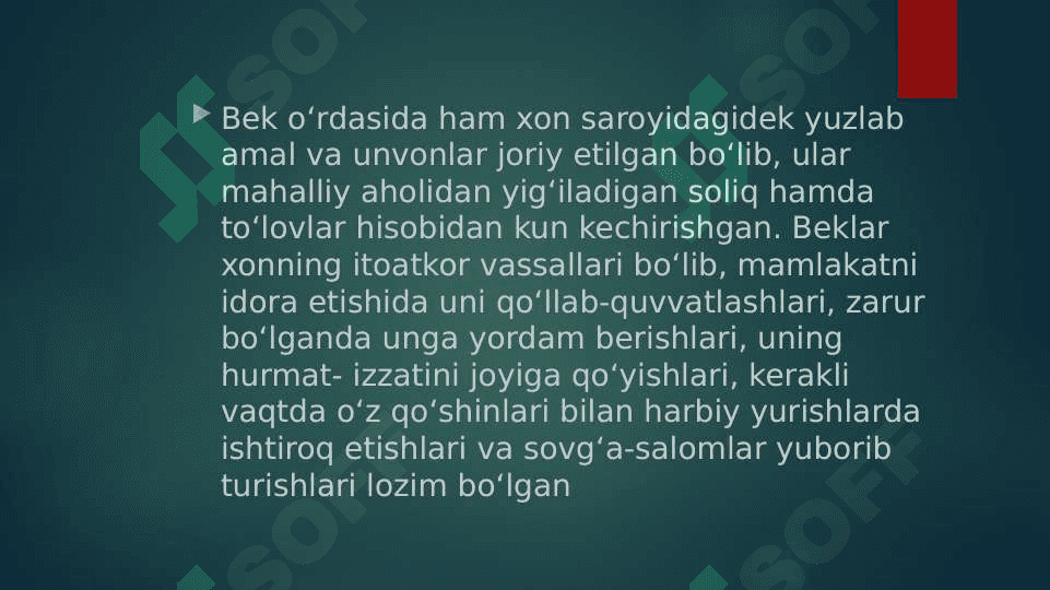 QOQON XONLIGIDA UNVON VA MANSABLAR 4