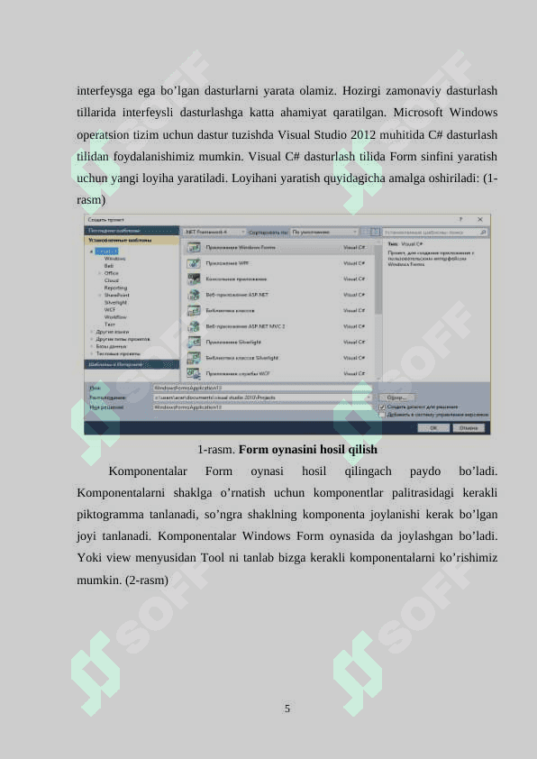 C# dasturlash tilida Tab Control komponentasi yordamida dasturlash yaratish 5