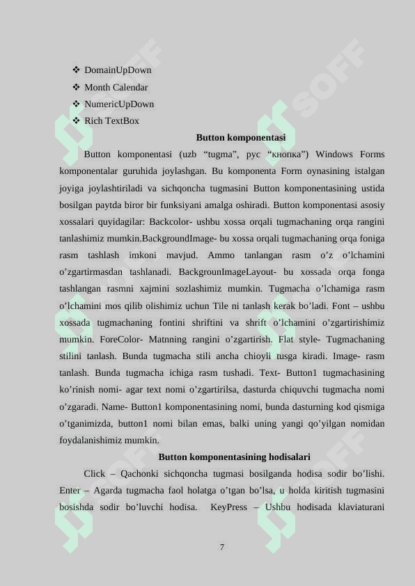 C# dasturlash tilida Tab Control komponentasi yordamida dasturlash yaratish 7